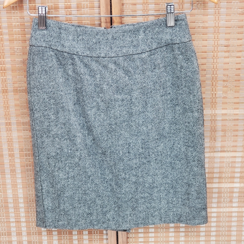 ☆☆ G2000 Woman Gray Wool Blend Pencil Skirt Size 30 (Medium)